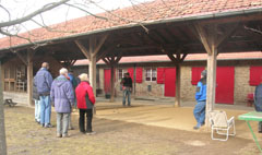 Diese Partie vor der 'Werkstatt' gibt nur einen kleinen Eindruck von den Spielmöglichkeiten in der Alten Ziegelei in Mainz.