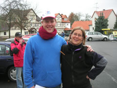 Die Organisatoren der 1. Kaufungen Bädank Droffi:  Angela und Laif.